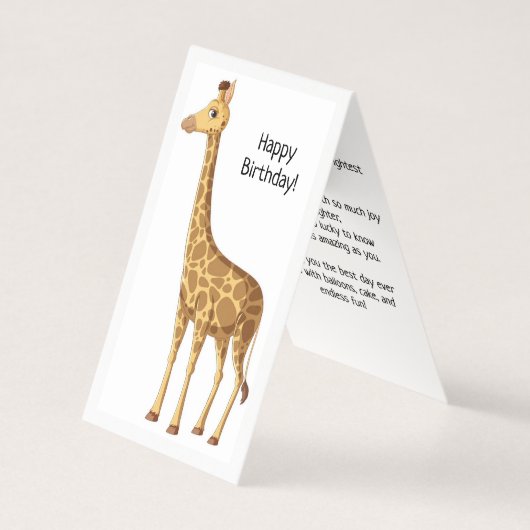 Glückliche Geburtstagskarte (Vorderseite)