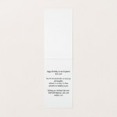 Glückliche Geburtstagskarte (Innenseite Aufgefaltet)