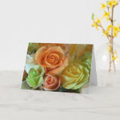 Glückliche Geburtstagskarte - Bouquet der Rose Karte (Gelbe Blume)