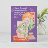 Glückliche Geburtstagskarte Dankeskarte (Stehend Vorderseite)