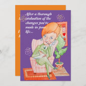 Glückliche Geburtstagskarte Dankeskarte (Vorne/Hinten)