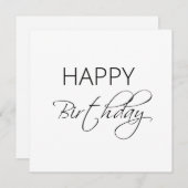 Glückliche Geburtstagskarte Feiertagskarte (Vorne/Hinten)