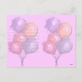 Glückliche Geburtstagskarte Feiertagspostkarte (Rückseite)