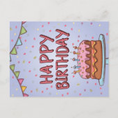 Glückliche Geburtstagskarte Feiertagspostkarte (Vorderseite)