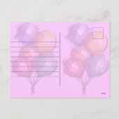 Glückliche Geburtstagskarte Feiertagspostkarte (Rückseite)