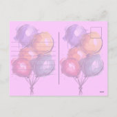 Glückliche Geburtstagskarte Feiertagspostkarte (Rückseite)