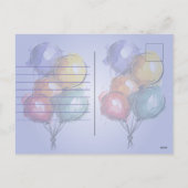 Glückliche Geburtstagskarte Feiertagspostkarte (Rückseite)