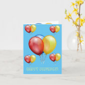 Glückliche Geburtstagskarte für das Schicksal Karte (Gelbe Blume)