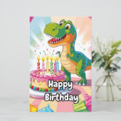 Glückliche Geburtstagskarte für Kinder (Stehend Vorderseite)
