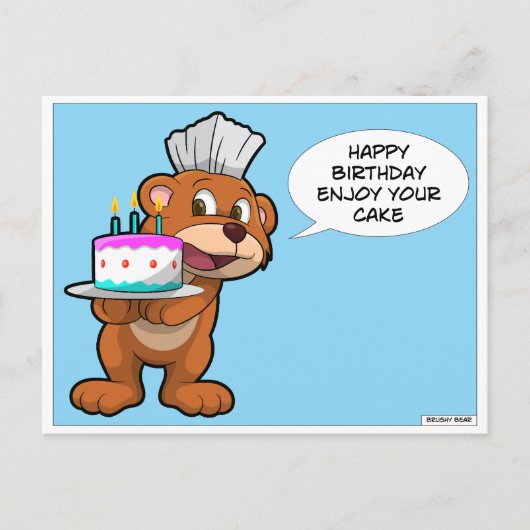 Glückliche Geburtstagskarte für Zahnärzte Postkarte (Vorderseite)