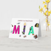 Glückliche Geburtstagskarte Karte (Gelbe Blume)