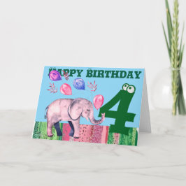 Glückliche Geburtstagskarte Karte