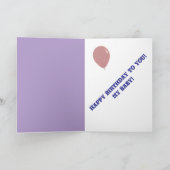 Glückliche Geburtstagskarte Karte (Innenseite)