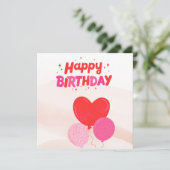 Glückliche Geburtstagskarte Karte (Stehend Vorderseite)