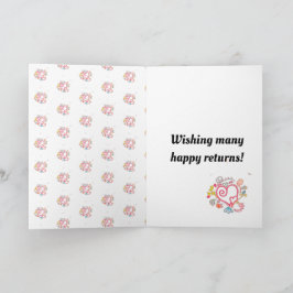 Glückliche Geburtstagskarte Karte