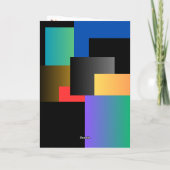 Glückliche Geburtstagskarte Karte (Rückseite)