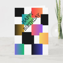 Glückliche Geburtstagskarte