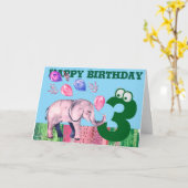 Glückliche Geburtstagskarte Karte (Gelbe Blume)