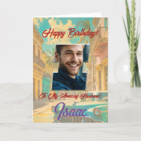 Glückliche Geburtstagskarte mit Foto