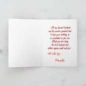 Glückliche Geburtstagskarte mit Foto Dankeskarte (Innenseite)