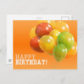 Glückliche Geburtstagskarte Postkarte (Vorne/Hinten)