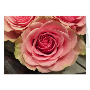 Glückliche Geburtstagskarte Rose Grußkarte