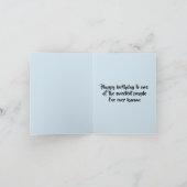 Glückliche Geburtstagskarte von dalDesignNZ Karte (Innenseite)