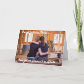 Glückliche Geburtstagskarte zu Bestie Karte (Vorderseite)