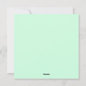 Glückliche Geburtstagskarten Feiertagskarte (Rückseite)