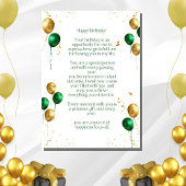 Glückliche Geburtstagskarten Karte