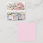 Glückliche Geburtstagskarten, niedlich, Vorrat! Mitteilungskarte (Vorne/Hinten)