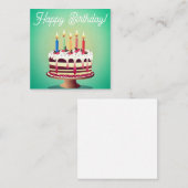 Glückliche Geburtstagskarten, niedlich, Vorrat! Mitteilungskarte (Vorne/Hinten)