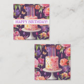 Glückliche Geburtstagskarten, niedlich, Vorrat! Mitteilungskarte (Vorne/Hinten)