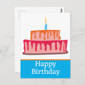 Glückliche Geburtstagskarten Postkarte (Vorne/Hinten)