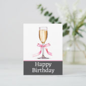 Glückliche Geburtstagskarten Postkarte (Stehend Vorderseite)