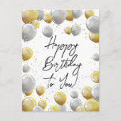 Glückliche Geburtstagskarten Postkarte (Vorderseite)