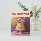 Glückliche Geburtstagskarten Postkarte (Stehend Vorderseite)