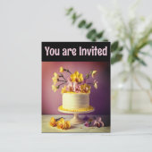 Glückliche Geburtstagskarten Postkarte (Stehend Vorderseite)