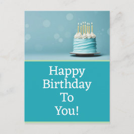 Glückliche Geburtstagskarten Postkarte