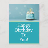 Glückliche Geburtstagskarten Postkarte (Vorderseite)