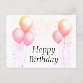 Glückliche Geburtstagskarten Postkarte (Vorderseite)