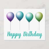 Glückliche Geburtstagskarten Postkarte (Vorderseite)