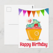 Glückliche Geburtstagskarten Postkarte (Vorne/Hinten)