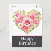 Glückliche Geburtstagskarten Postkarte (Vorne/Hinten)