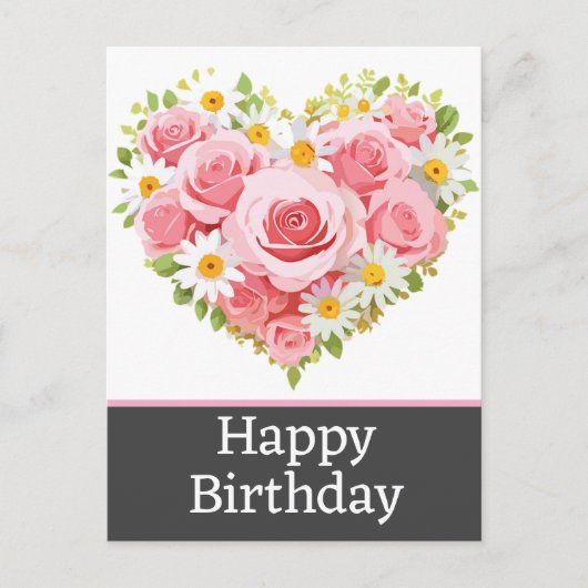 Glückliche Geburtstagskarten Postkarte (Vorderseite)