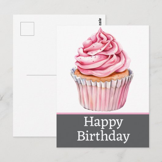 Glückliche Geburtstagskarten Postkarte (Vorne/Hinten)
