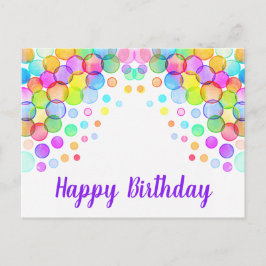 Glückliche Geburtstagskarten Postkarte