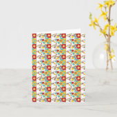 Glückliche Geburtstagskarten | Wünsche für alle Karte (Gelbe Blume)