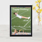 Glückliche Geburtstagskünstlerkarte Karte (Gelbe Blume)