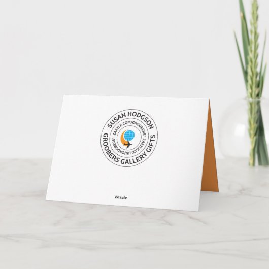 Glückliche Geburtstagskupcake Grußkarte Karte (Rückseite)